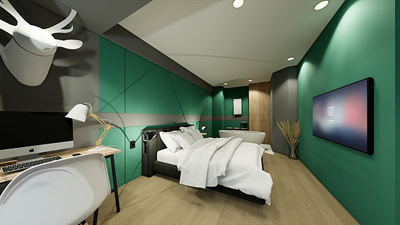 长沙酒店装修长沙酒店设计案例妙巢酒店