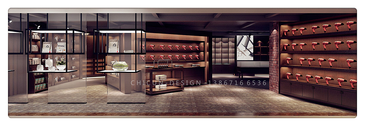 尺寸设计|新汇美材上海展厅室内设计效果图