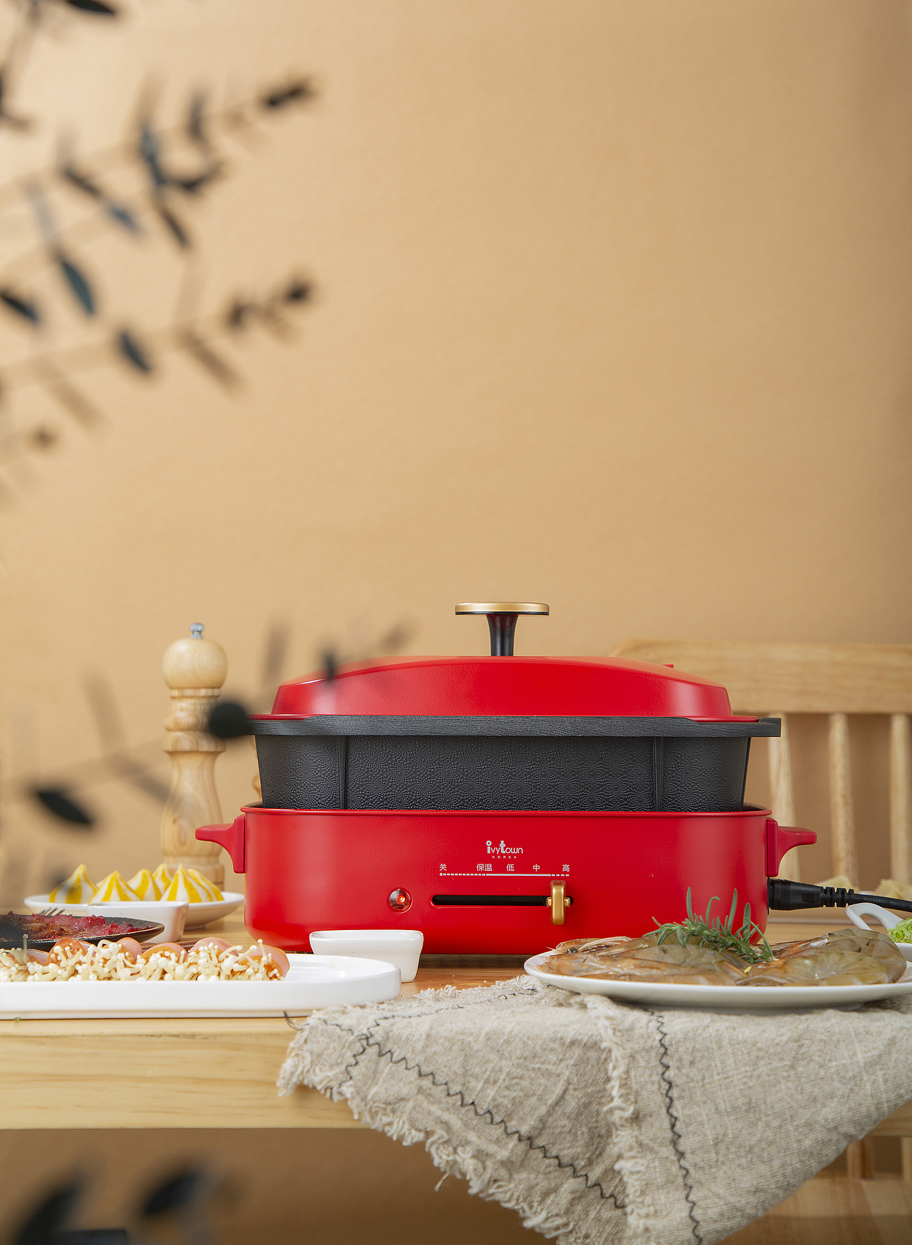 多功能料理锅拍摄