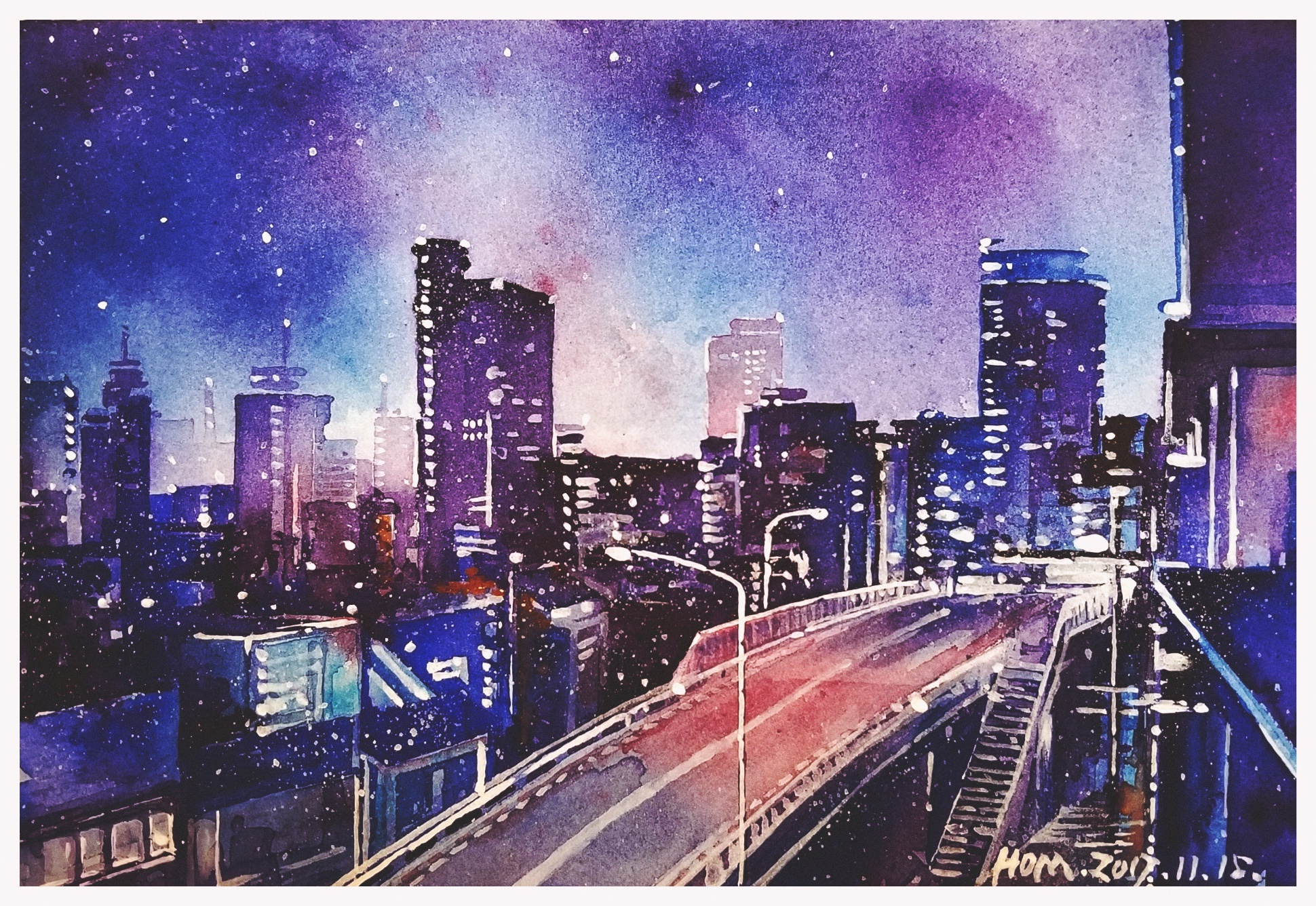 不夜城_翁坤鸿-站酷zcool