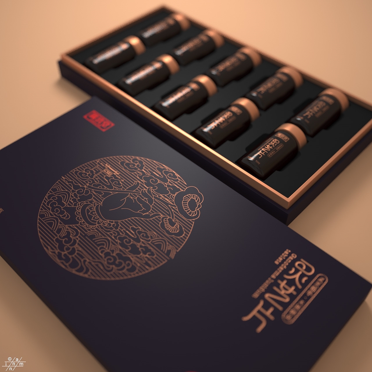 灵芝片包装设计 · 广济堂 / 刘益铭 × 原创作品