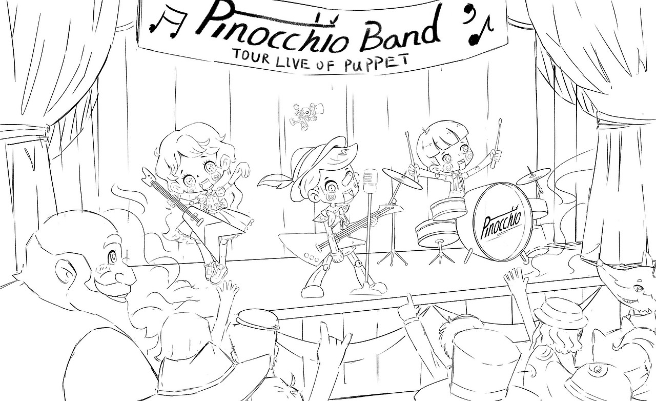 Rock匹诺曹,木偶大巡回!