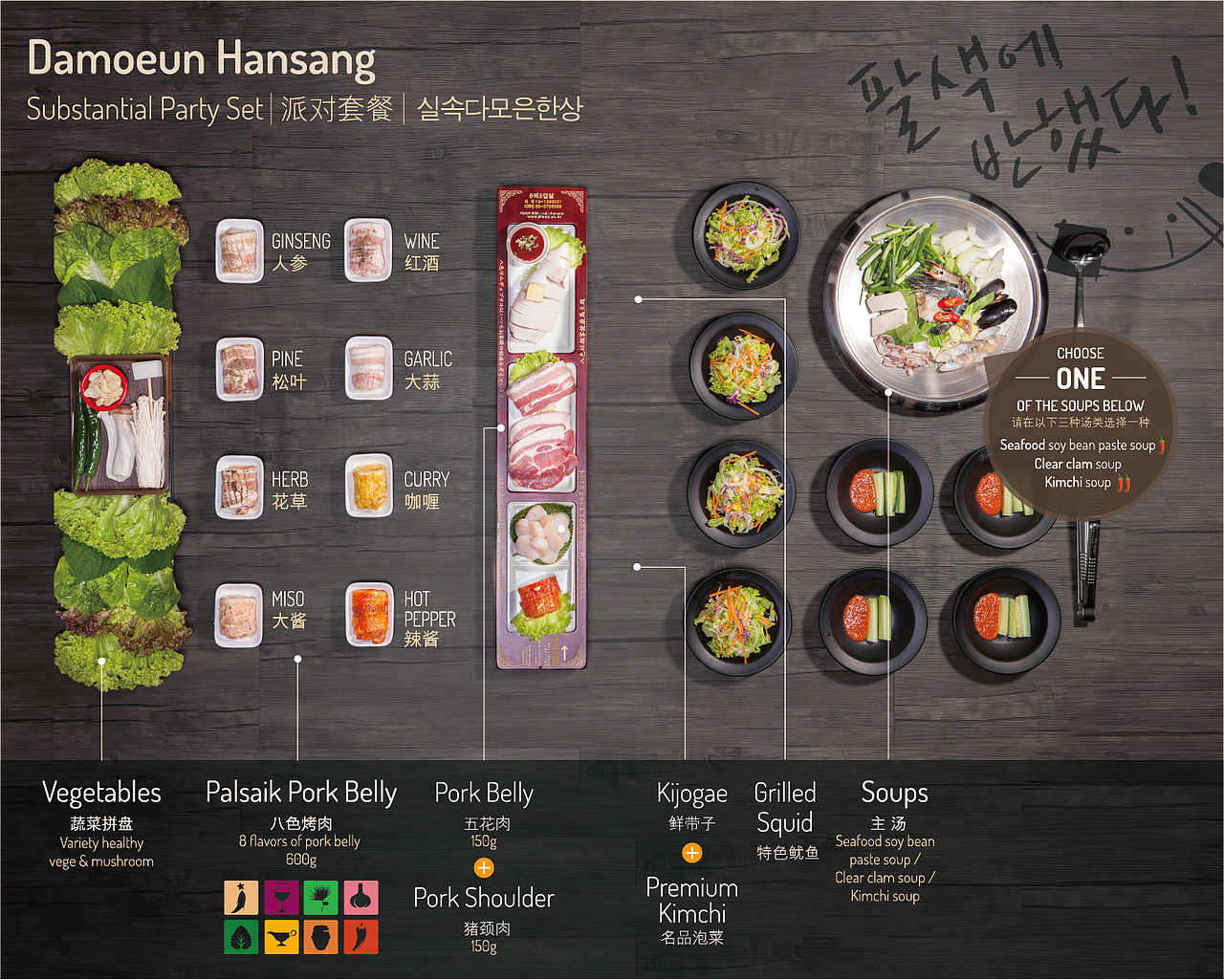 国外韩国 八色 烤肉 设计（图ZODAwMzI1MTI=） - 宣传物料 - 站酷设计师不停下的脚步原创素材 - 站酷ZCOOL