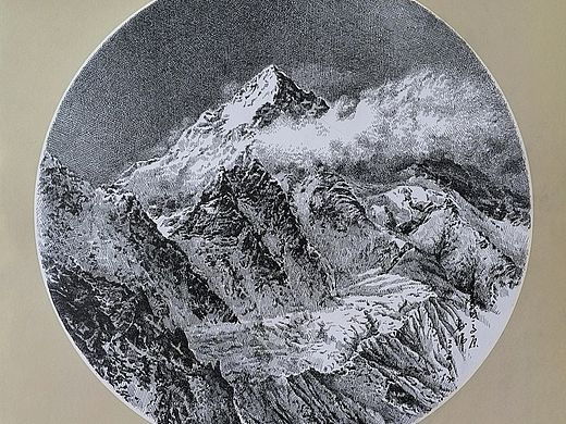 《日照金山》（个人主页-ZNjg5NTc1MDA=） - 绘画 - 站酷设计师gaowei55516455原创素材 - 站酷ZCOOL