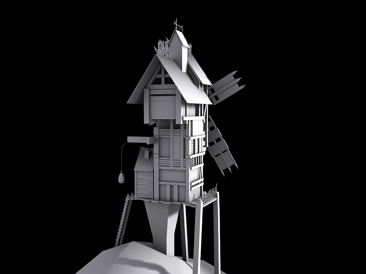 3d建模 大学作业（图ZMjE5MTMxMDA=） - 建筑/空间 - 站酷设计师YIN_XUE_0原创素材 - 站酷ZCOOL