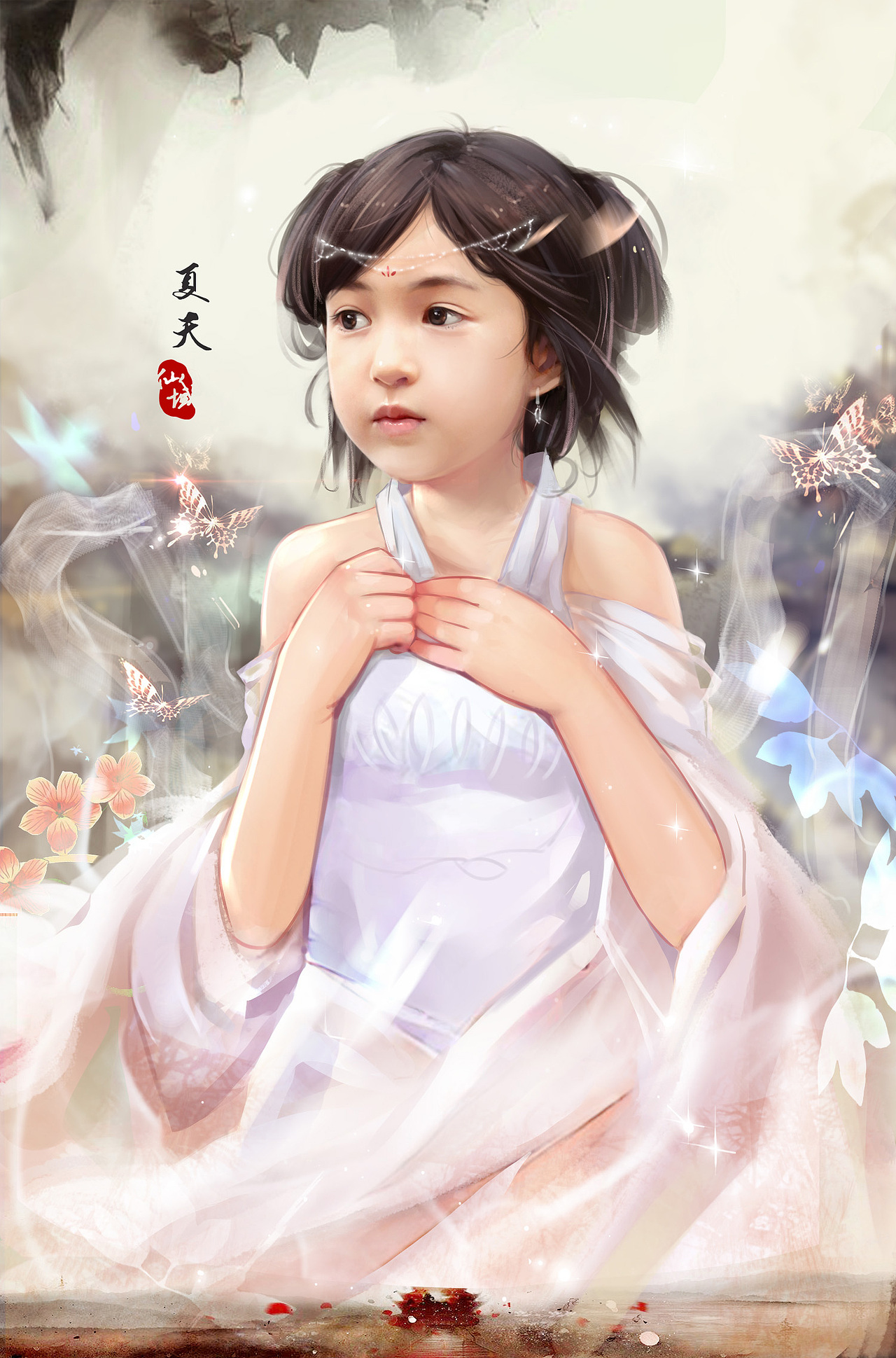 给湖南卫视《爸爸去哪儿3》做的几张图（图ZMzgyMDkyODg=） - 商业插画 - 站酷设计师lawa_2513148原创素材 - 站酷ZCOOL