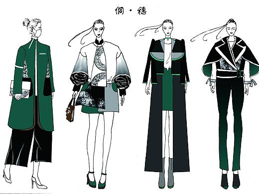 流行/复古女装-服装设计