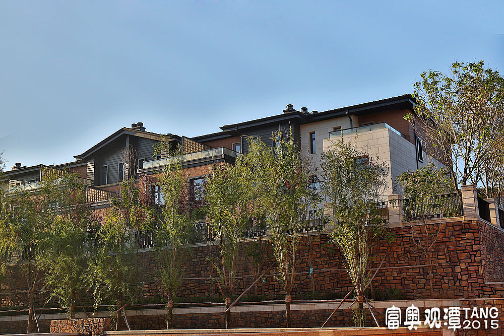 长春富奥 观潭联排别墅景观（图ZMzQxMzgyMzI=） - 环境/建筑摄影 - 站酷设计师marinetzk原创素材 - 站酷ZCOOL