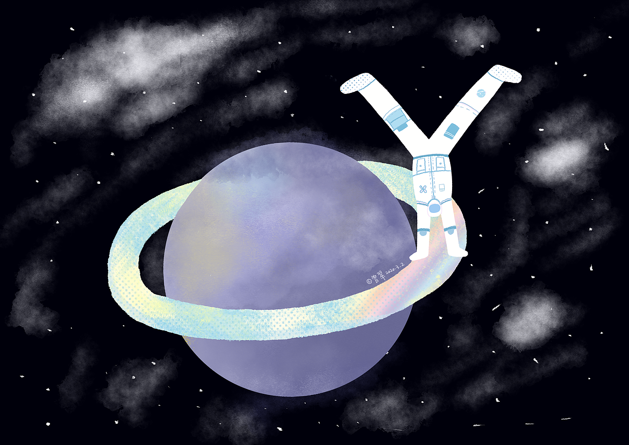 太空旅行（图ZMjA4NDkyMTE2） - 创作习作 - 站酷设计师曾翠的小宇宙原创素材 - 站酷ZCOOL