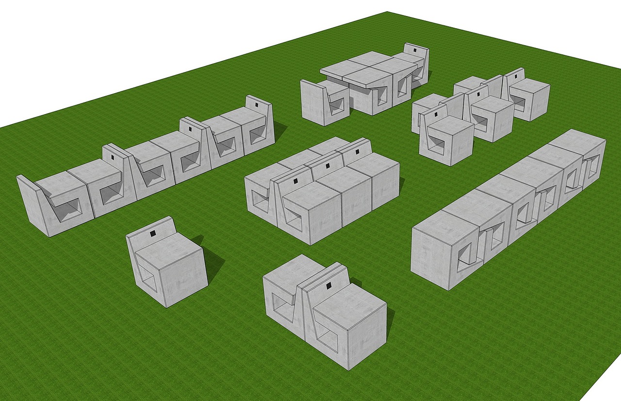 户外座椅坐凳SU模型下载