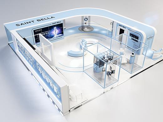 疫情期間 圣貝拉展臺(tái)巡展~（個(gè)人主頁-ZNDg4NjY0NDg=） - 展陳設(shè)計(jì) - 站酷設(shè)計(jì)師憨憨的小傻蛋原創(chuàng)素材 - 站酷ZCOOL