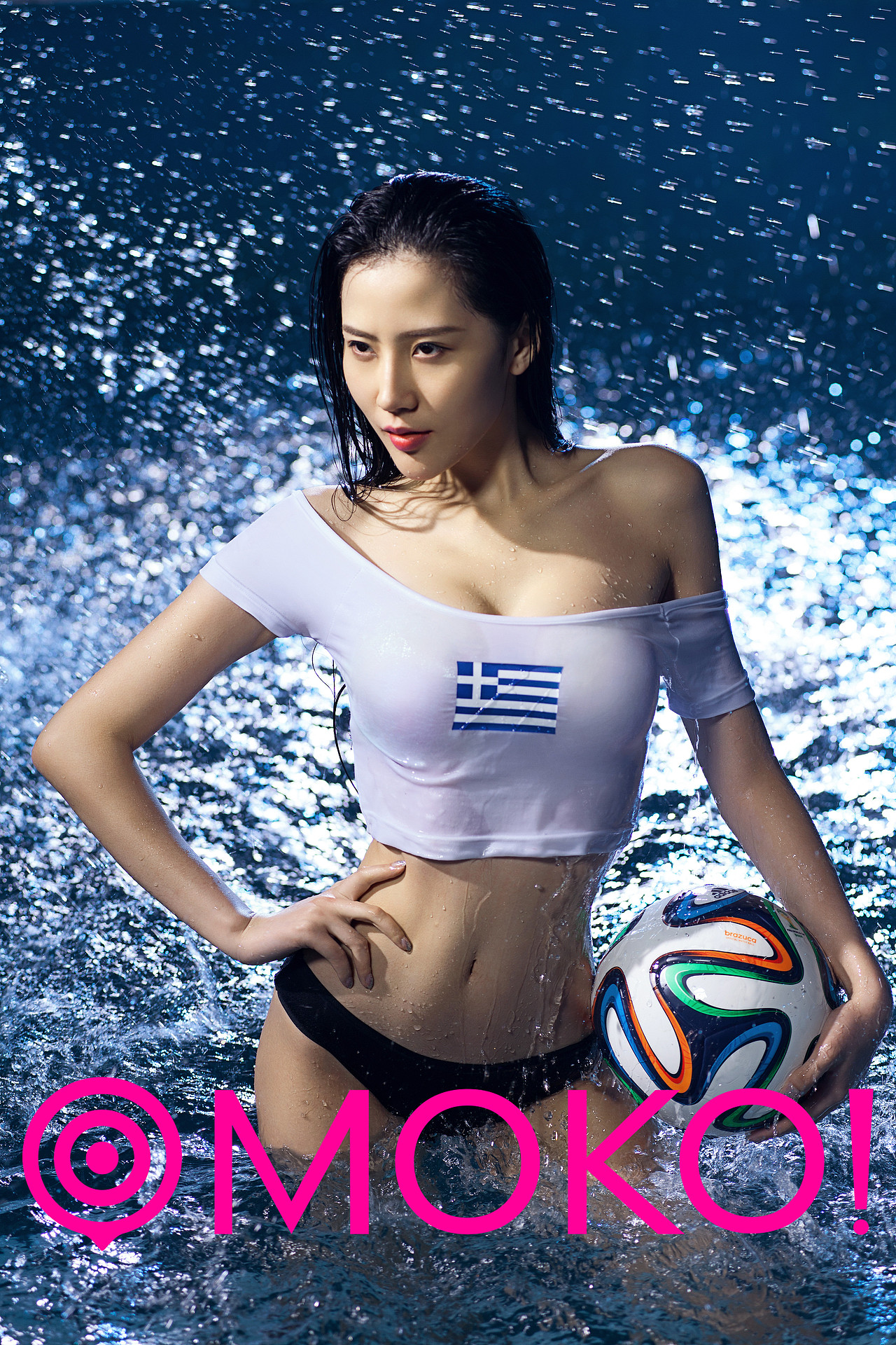 谁说足球宝贝不能“湿身”（图ZMTcyMzYwNjQ=） - 人像摄影 - 站酷设计师深夜谷雨原创素材 - 站酷ZCOOL