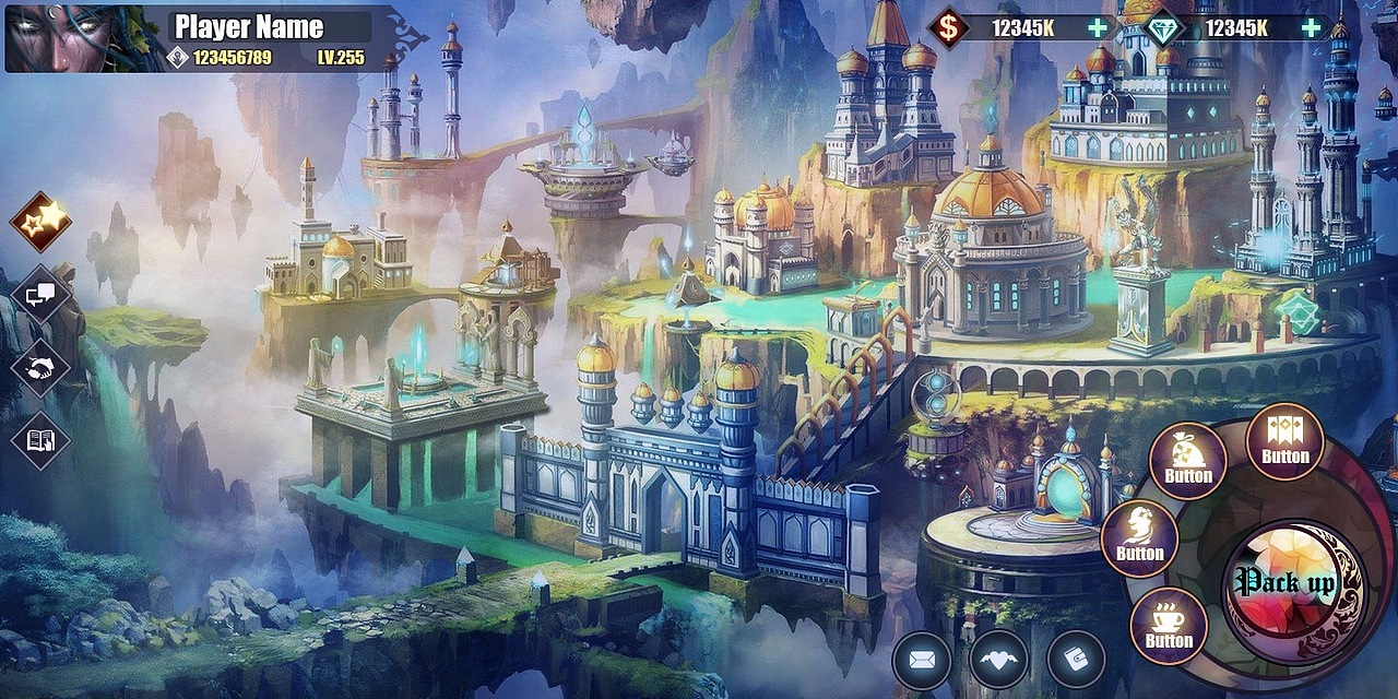 西方魔幻题材游戏界面