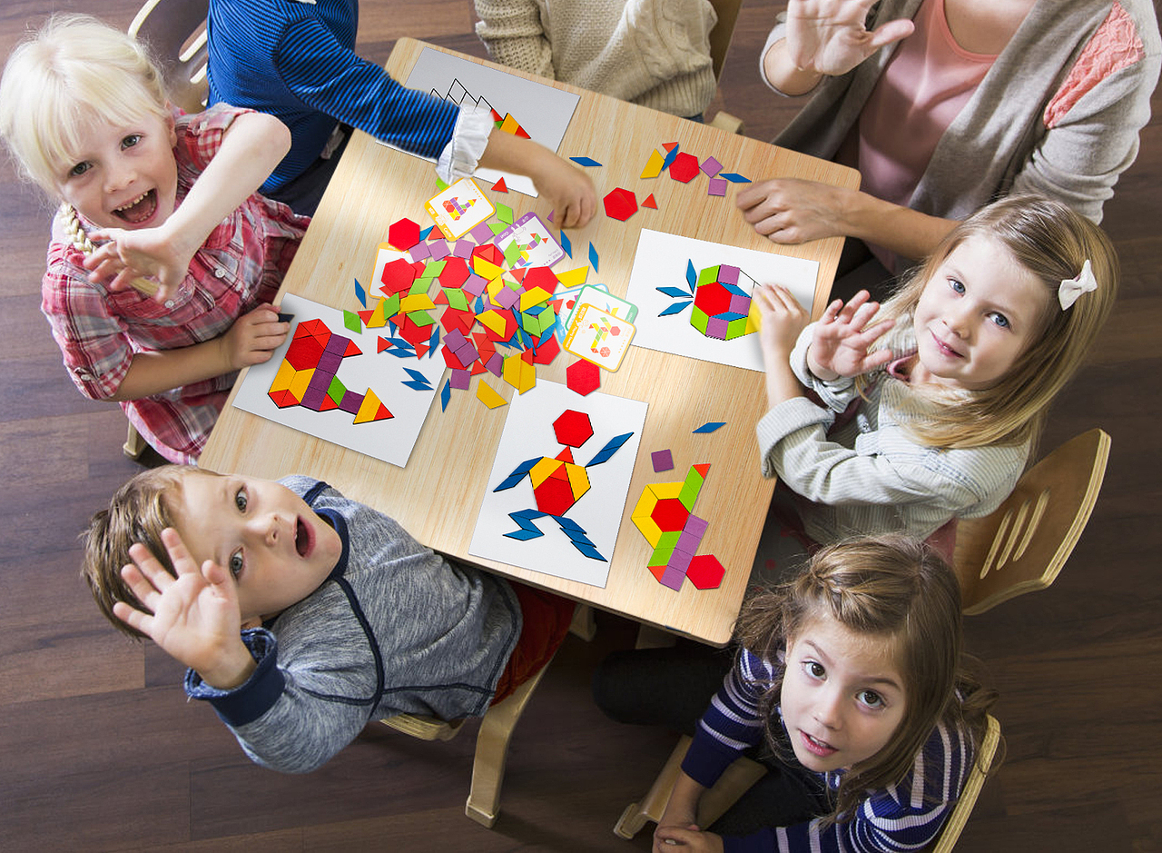 亚马逊美国站-儿童拼图玩具拍摄+设计