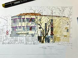 南昌手绘考研培训｜建筑手绘｜景观手绘｜环艺｜视传