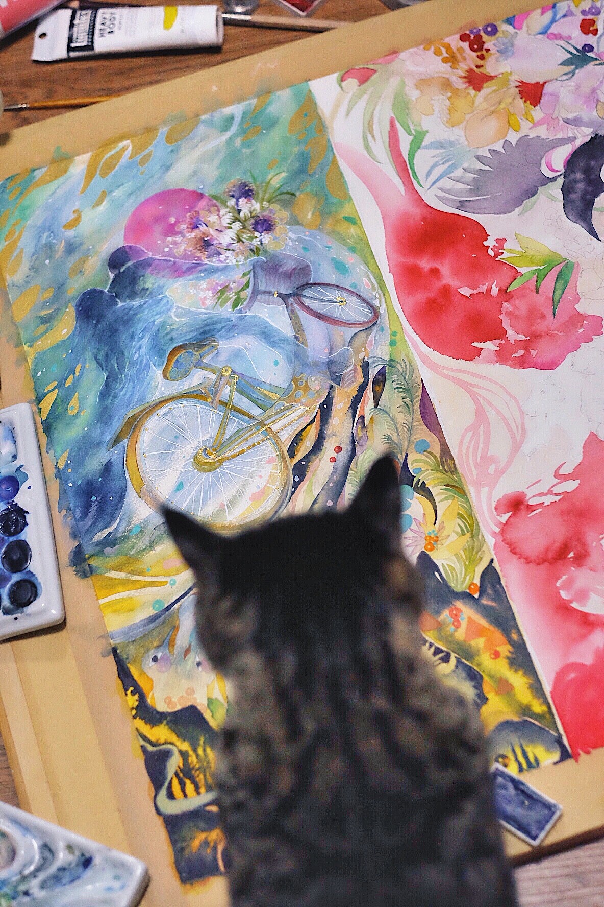 明年好好画画儿（图ZMTM5OTY5ODky） - 绘画 - 站酷设计师钟鲤蔓原创素材 - 站酷ZCOOL