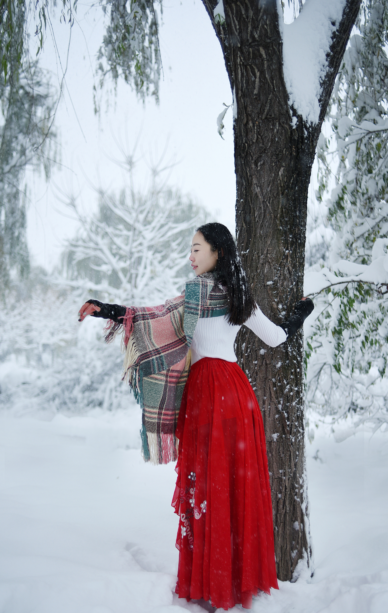 best小霞-雪景（图ZNjQyMTY3NDA=） - 人像摄影 - 站酷设计师best小霞原创素材 - 站酷ZCOOL