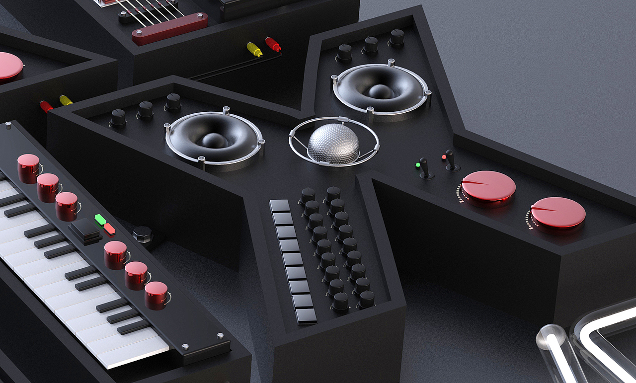 C4D建模（图ZMTEwMjE5NzI0） - 展陈设计 - 站酷设计师聚创天成_Dave原创素材 - 站酷ZCOOL