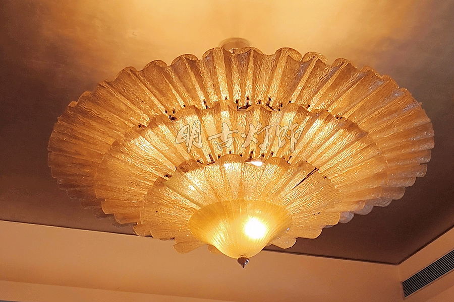 酒店过道琉璃吊灯定制（图ZMjI3Mzc3NDg0） - 家装设计 - 站酷设计师明古灯饰定制图库原创素材 - 站酷ZCOOL