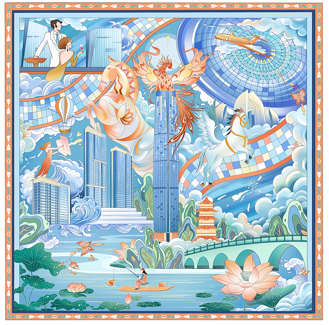 一些工作的图 地产广告插画（图ZMzYwNjQ5NDg0） - 商业插画 - 站酷设计师TJIANG原创素材 - 站酷ZCOOL