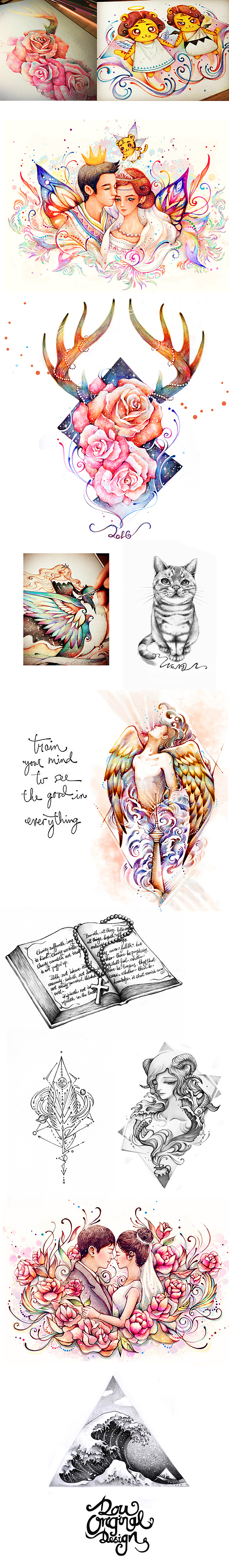 2015年图案创作（图ZNDExNTcyMDg=） - 艺术插画 - 站酷设计师Dou_leung原创素材 - 站酷ZCOOL