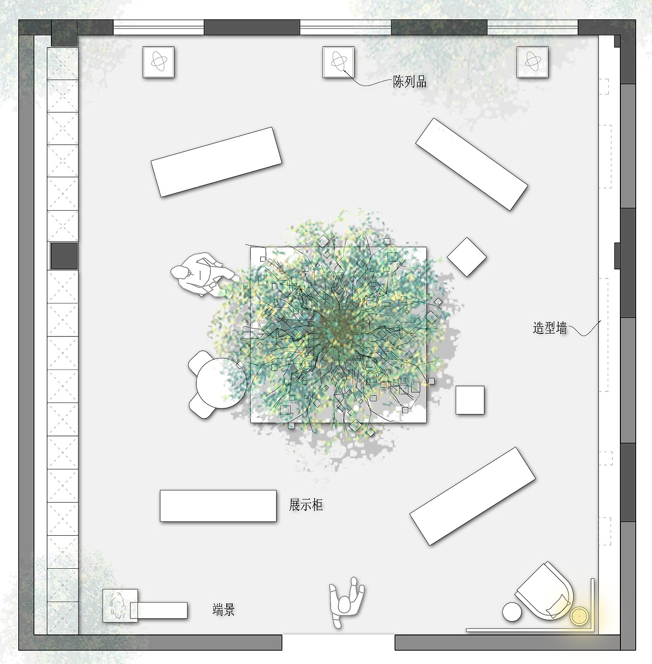 80㎡直播间设计