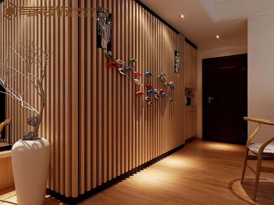 厦门宁宝世家105平三房欧式装修效果图