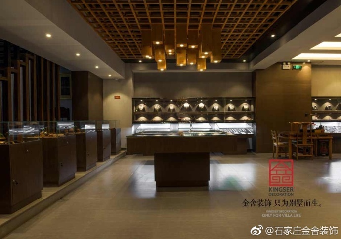 石家庄万达步行街文玩店装修设计