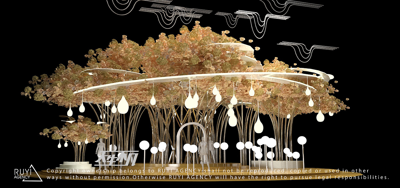 RUYI AGENCY EVENT·杭州龍湖天街商場周年（圖ZMTYzNDkxODY4） - 景觀設(shè)計 - 站酷設(shè)計師RUYIAGENCY原創(chuàng)素材 - 站酷ZCOOL