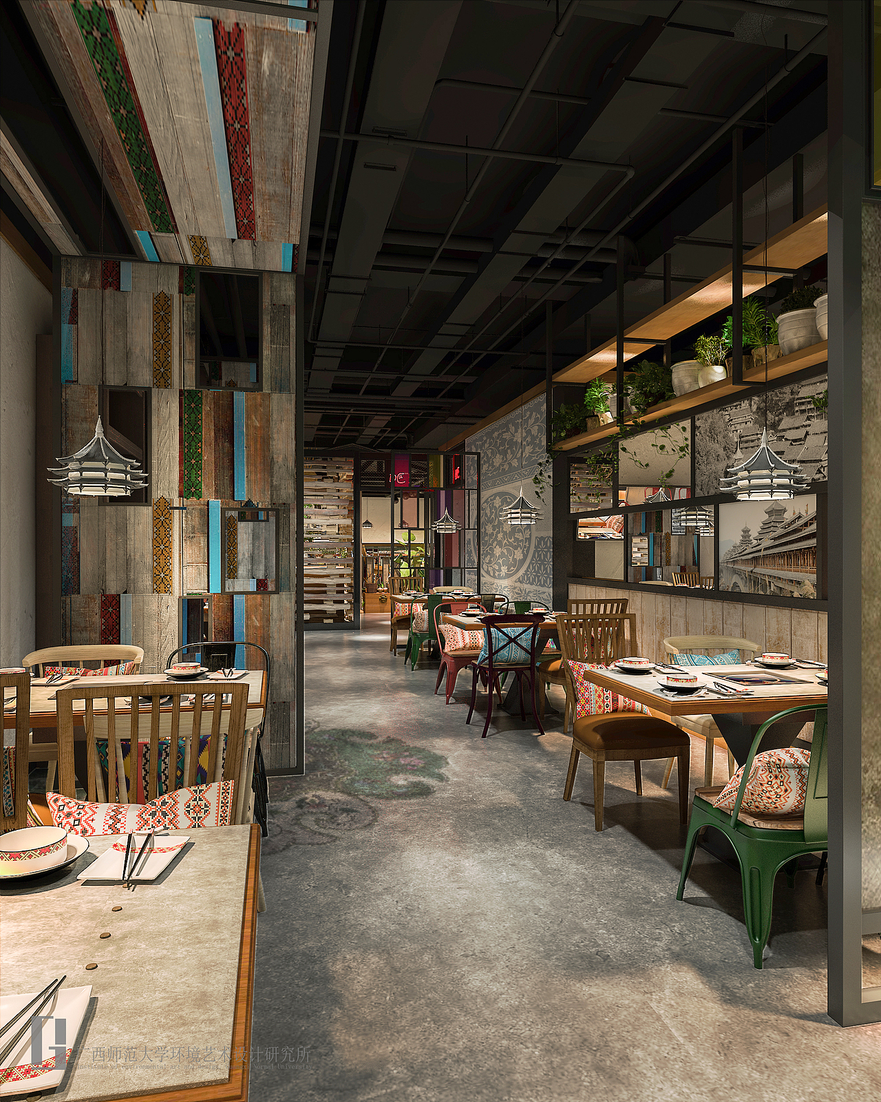 满香宜餐厅—江南万达店（图ZOTEwMDMzODQ=） - 家装设计 - 站酷设计师做毛线设计原创素材 - 站酷ZCOOL