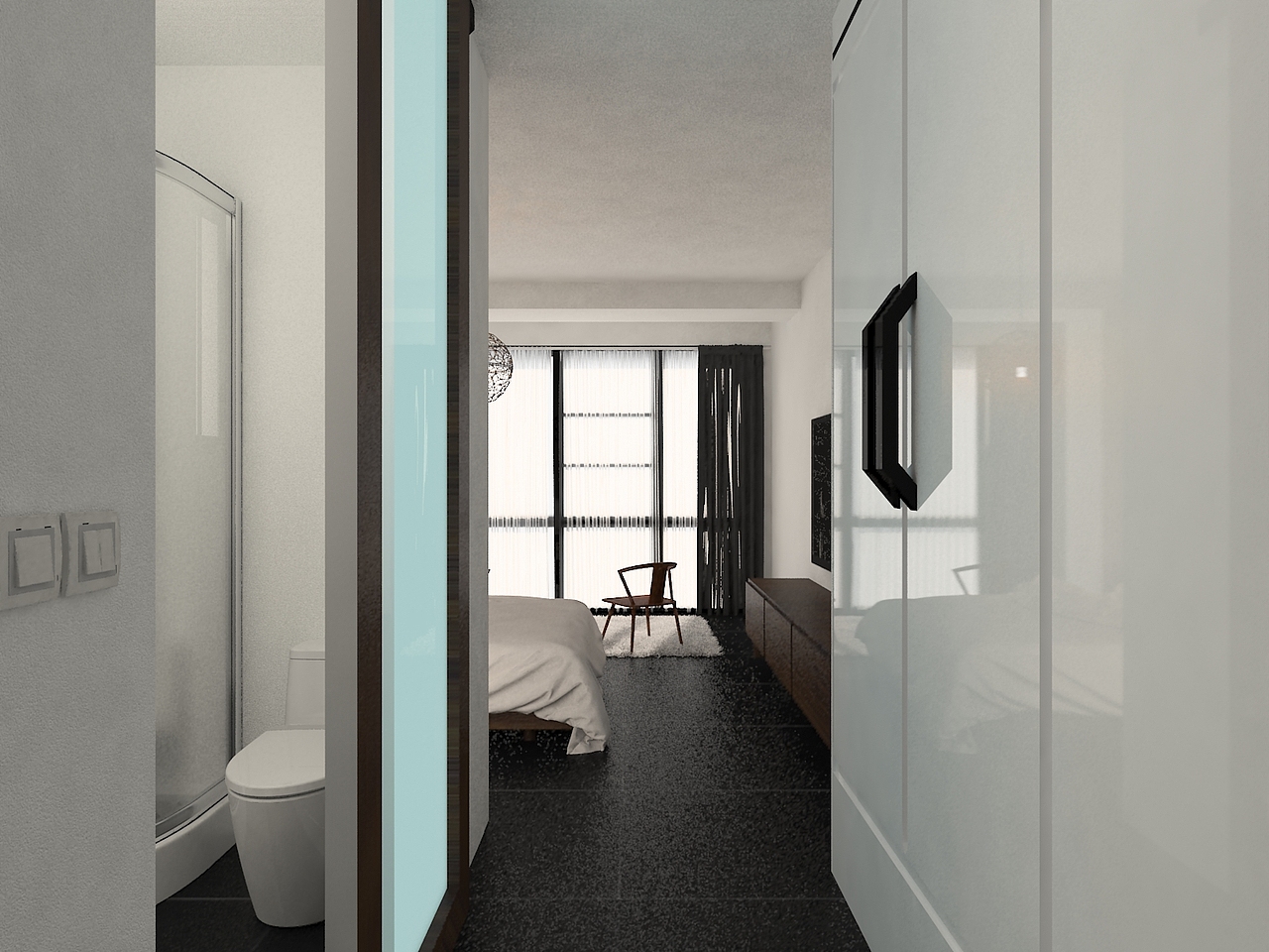 徽式酒店标准间设计