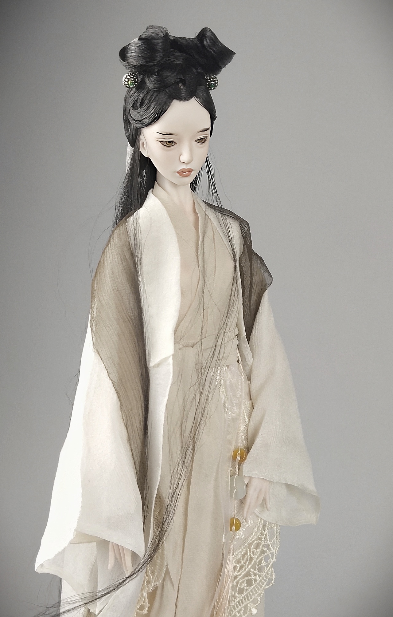 陶瓷bjd43厘米陶瓷娃娃聊斋系列画皮