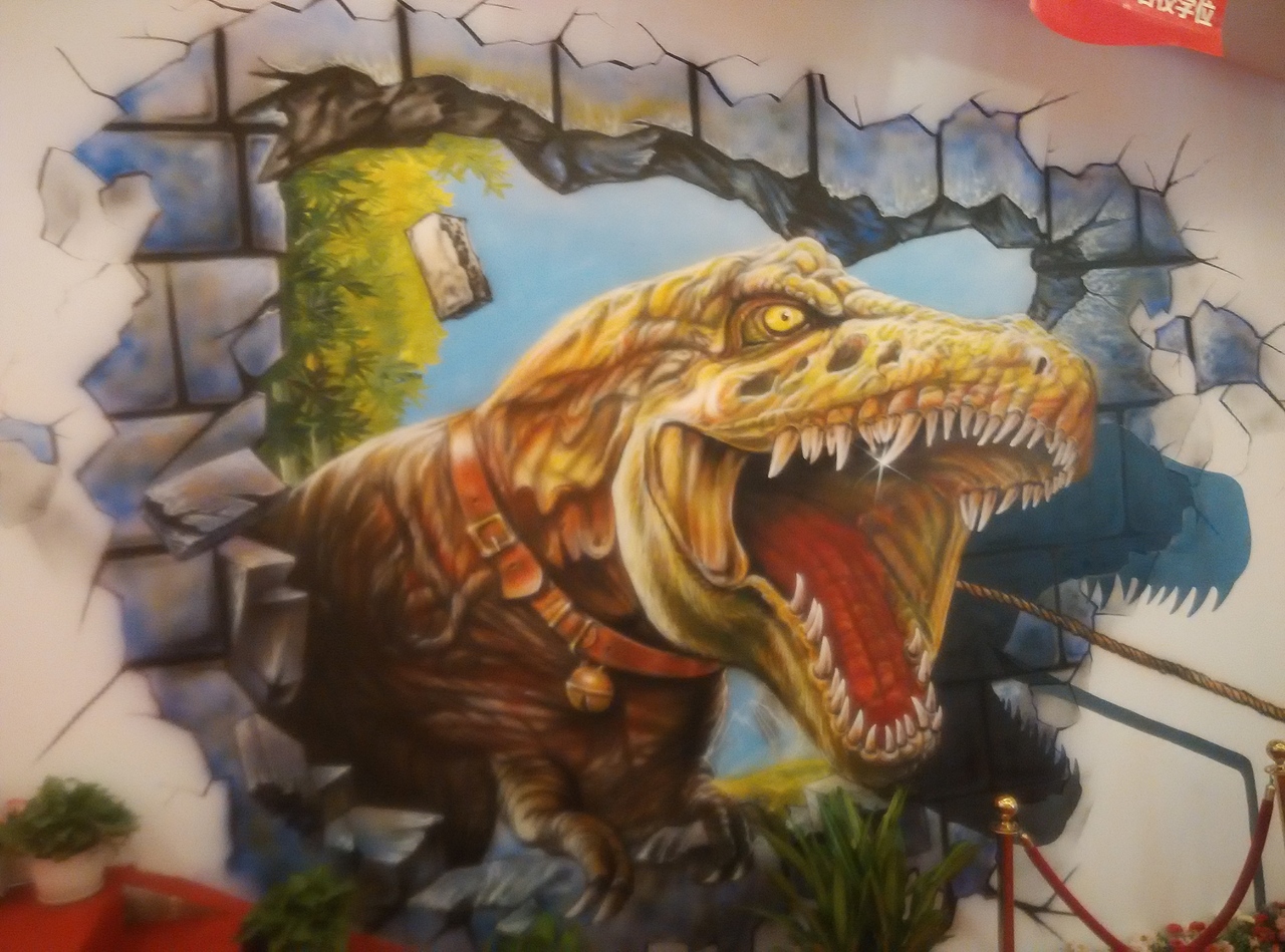 云南昆明楚雄曲靖墙体彩绘墙画墙绘制作公司锦泰彩绘