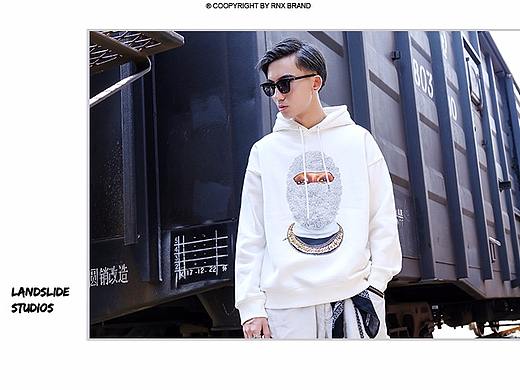 RELNLEX港风卫衣男嘻哈hiphop街头欧美oversize情侣