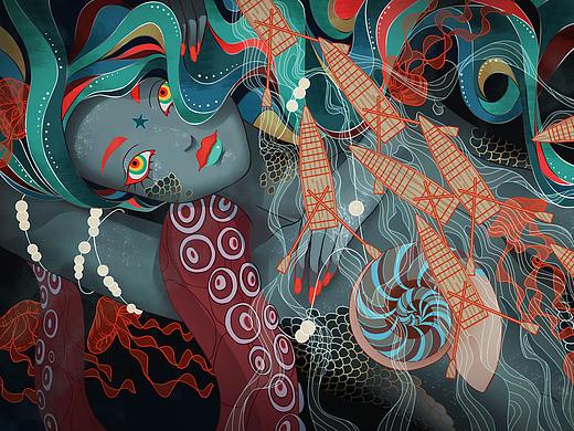 水生（個(gè)人主頁-ZMzE4MTI1MzY=） - 商業(yè)插畫 - 站酷設(shè)計(jì)師鏡水插畫原創(chuàng)素材 - 站酷ZCOOL