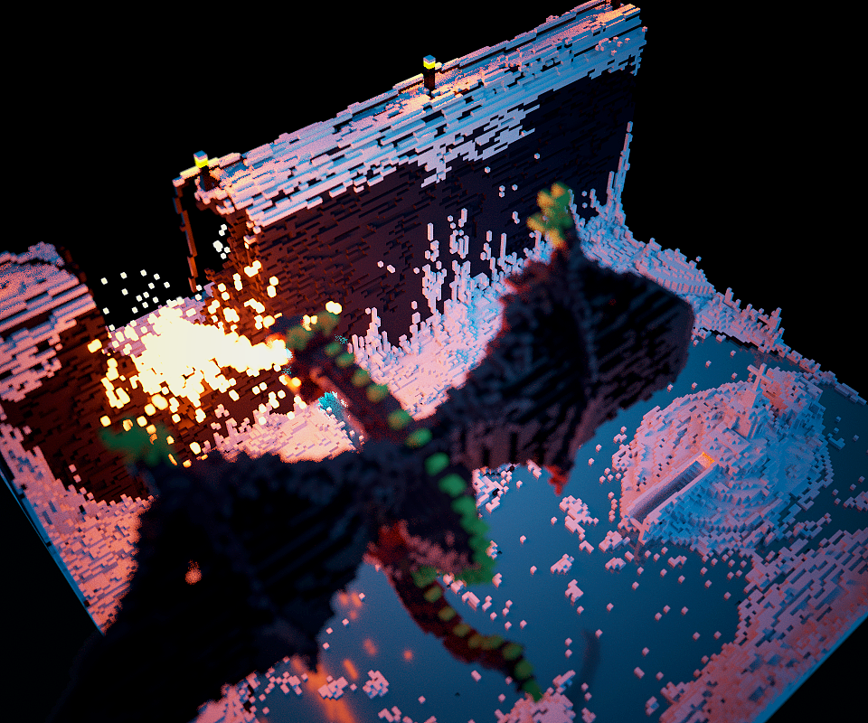 Magicavoxel三维建模渲染练习（图ZMjQwODA0Mzk2） - 场景 - 站酷设计师simon222原创素材 - 站酷ZCOOL