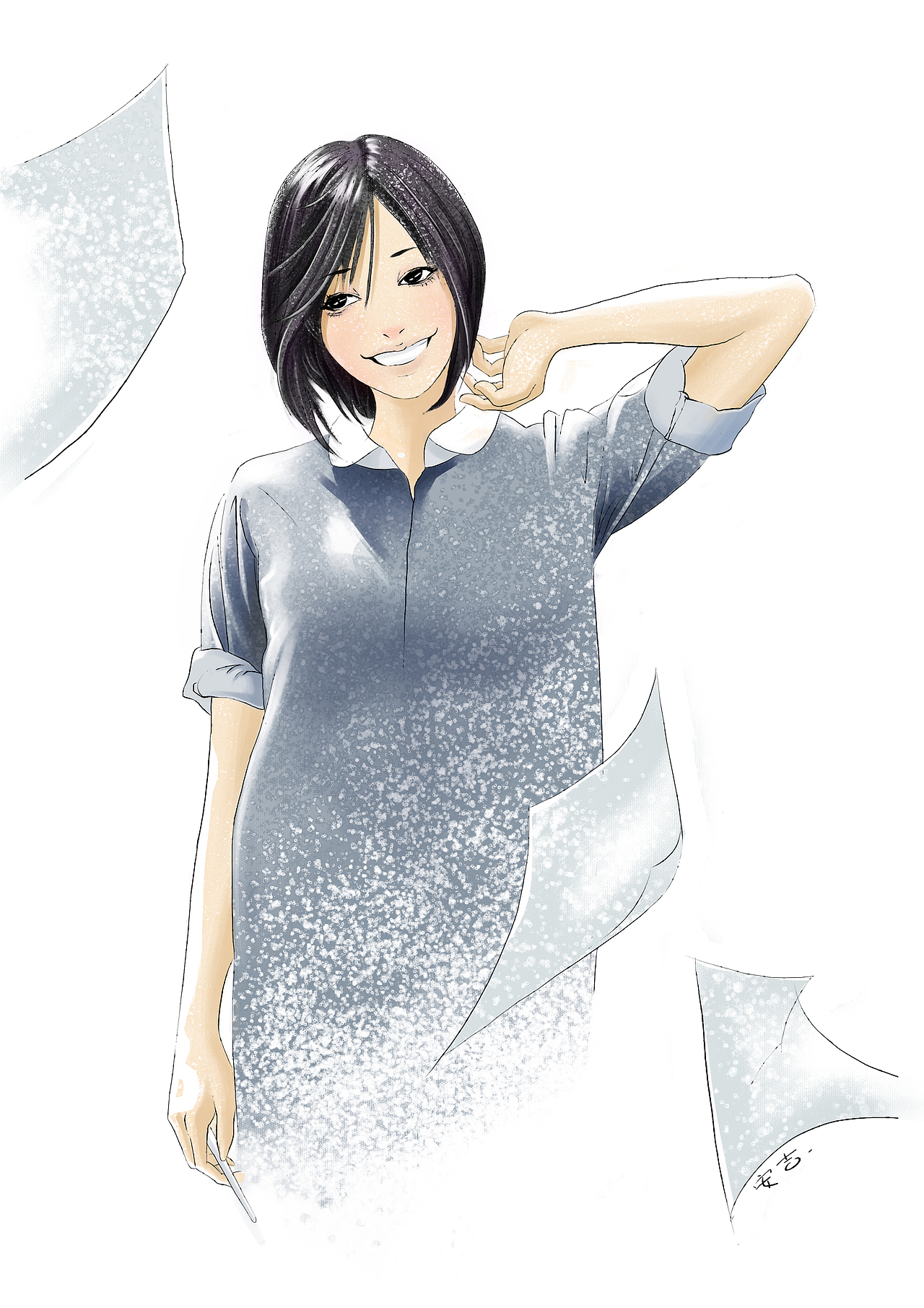 练习（图ZNjU3NjA5Mg==） - 新锐潮流插画 - 站酷设计师丸子不熬夜原创素材 - 站酷ZCOOL