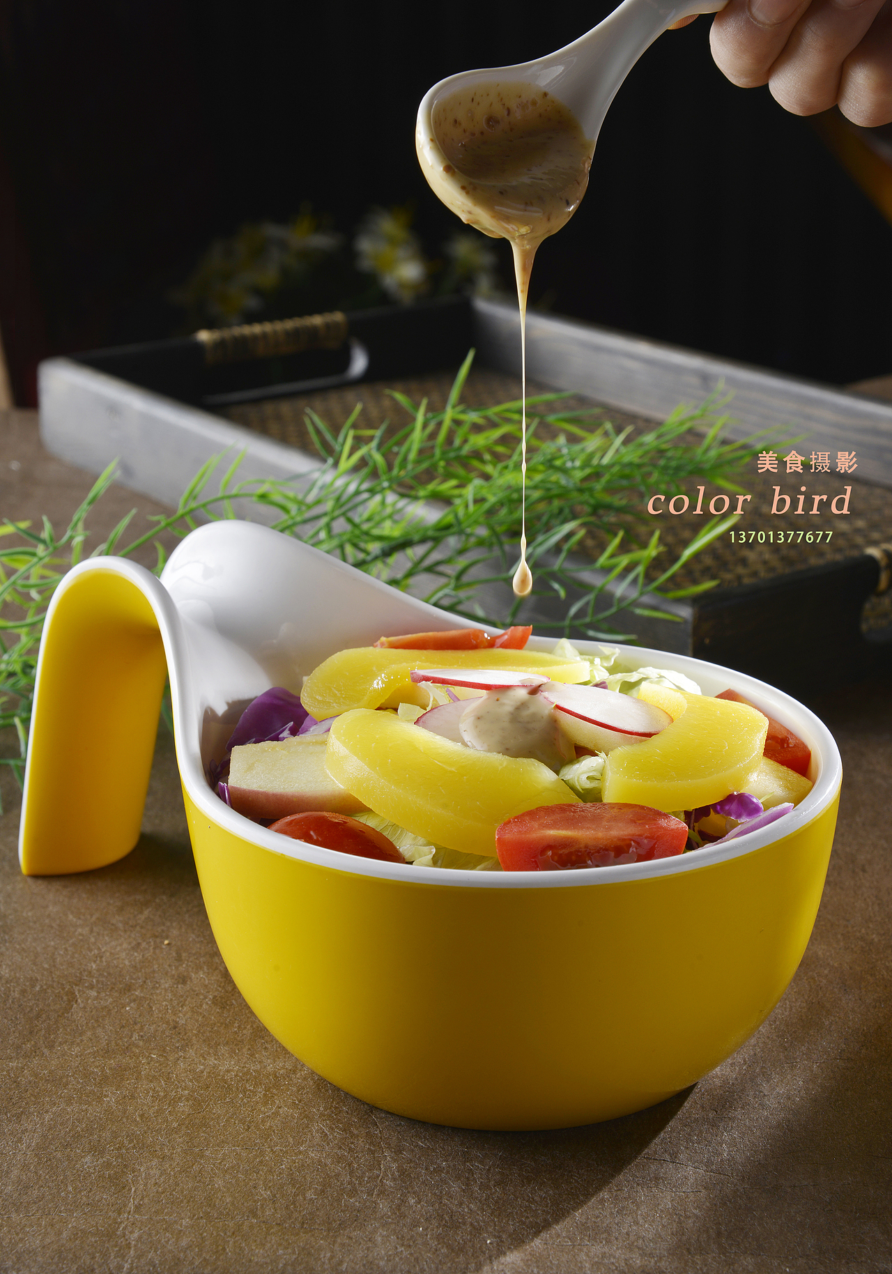 七色鸟美食摄影