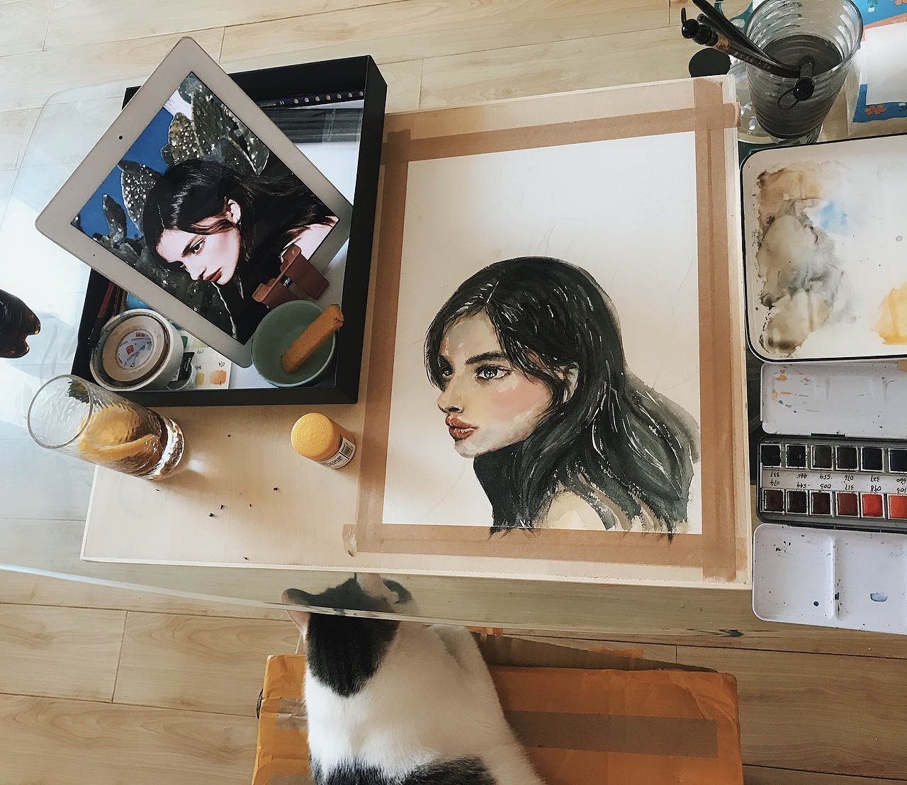 植女系列二（圖ZMTc4NjE4Mjky） - 繪畫 - 站酷設(shè)計師有貓貍原創(chuàng)素材 - 站酷ZCOOL