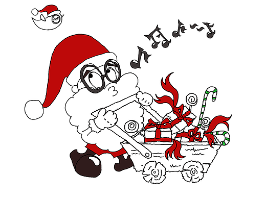 圣诞老人插画（个人主页-ZMTIzMjQ0NjQ=） - 概念设定 - 站酷设计师嗯哼大王超爱笑原创素材 - 站酷ZCOOL