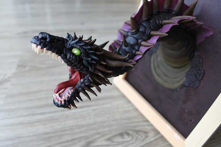 软陶龙头相框（图ZOTI2ODI0MzI=） - 工艺品设计 - 站酷设计师人韦木南原创素材 - 站酷ZCOOL