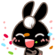 【黑妮兔】动态表情第一波32枚 2012年1月日历表情+壁纸+输入法皮肤（图ZNDY5MjIxNg==） - 网络表情 - 站酷设计师serenity原创素材 - 站酷ZCOOL