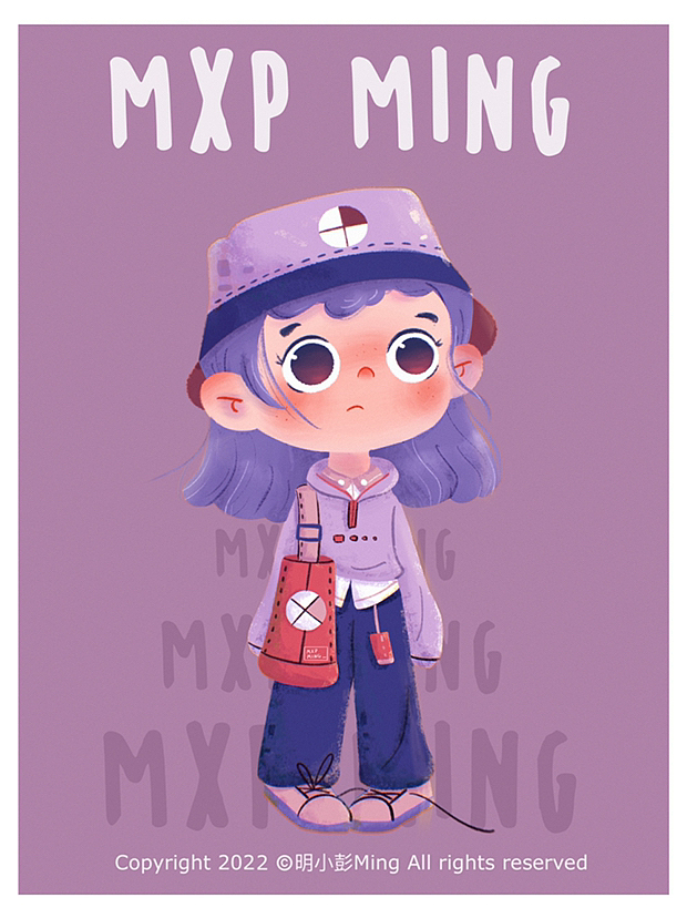 儿童插画人物上色练习合集【二】