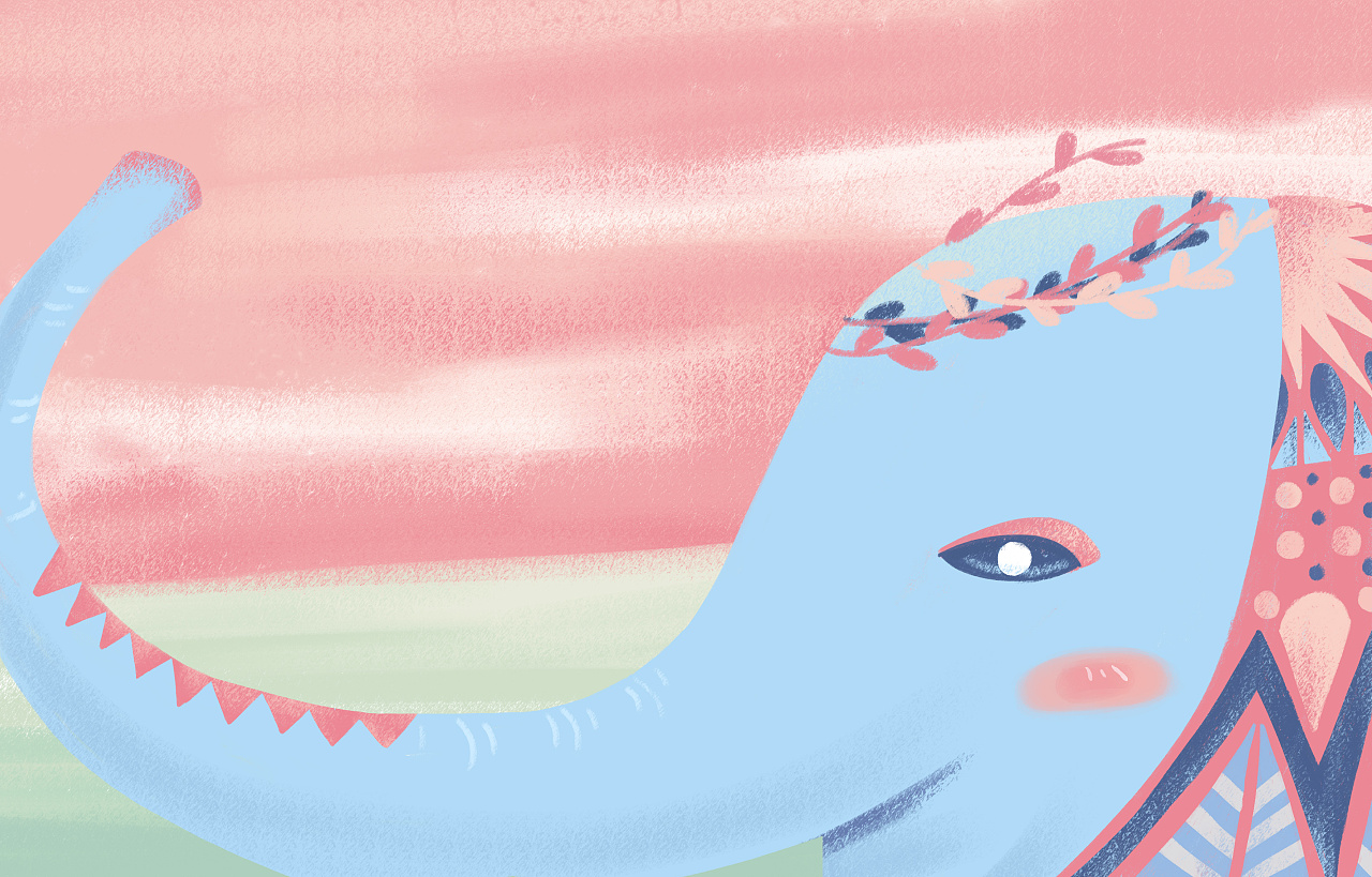 《象》插画配图