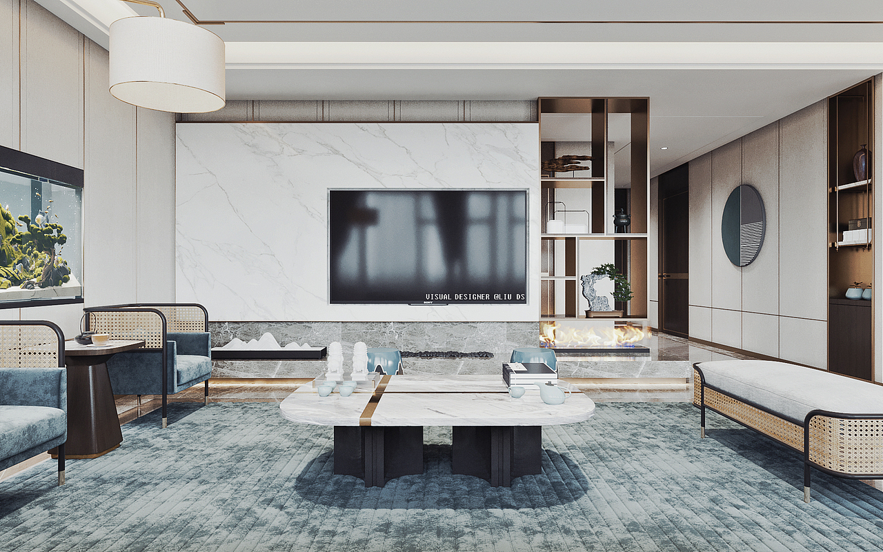 新中式 · 雅居（图ZMjE5Njc0ODAw） - 家装设计 - 站酷设计师刘大帅L原创素材 - 站酷ZCOOL