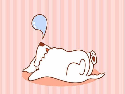 卡通狗狗表情主题设计