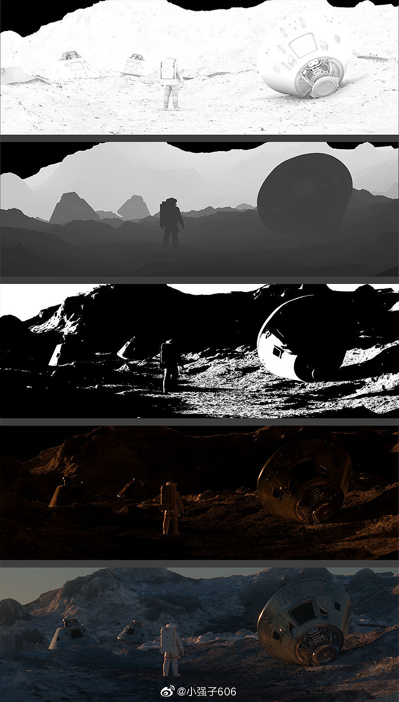 网络班的分层渲染教学演示 ​​​​（图ZMjIyODMxNDQw） - 场景 - 站酷设计师小强子606原创素材 - 站酷ZCOOL