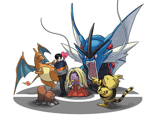 《口袋妖怪》从红蓝到日月（个人主页-ZMzEwODgzOTI=） - 创作习作 - 站酷设计师Z1Fran原创素材 - 站酷ZCOOL