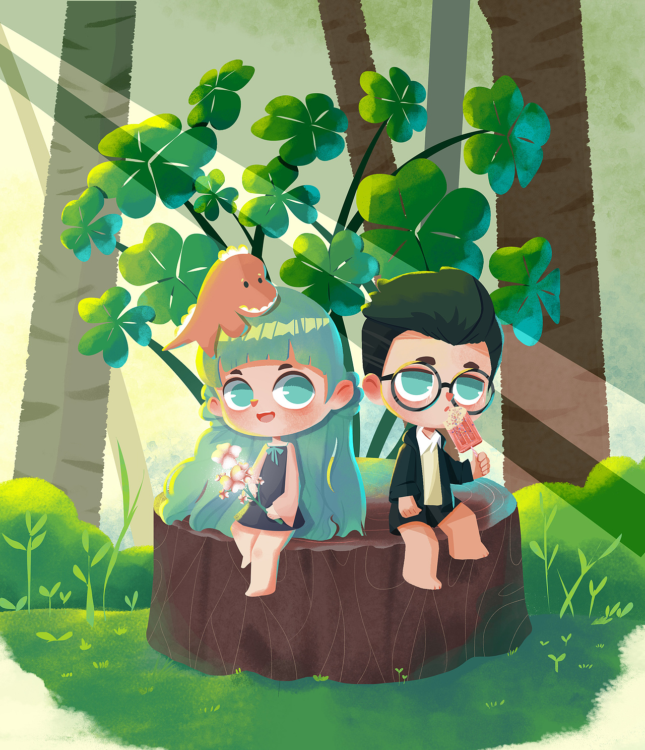 乘涼（圖ZMjQwOTM1OTI0） - 創(chuàng)作習(xí)作 - 站酷設(shè)計(jì)師神世z原創(chuàng)素材 - 站酷ZCOOL