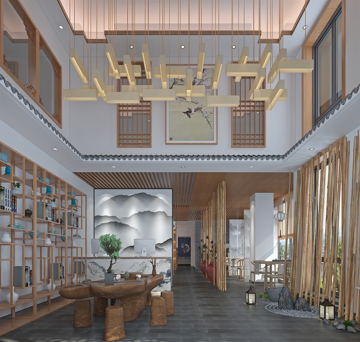 大连青峰抹茶日式甜品店设计案例分析 |空间|家装设计|上海博仁空间设计 - 原创作品 - 站酷 (ZCOOL)